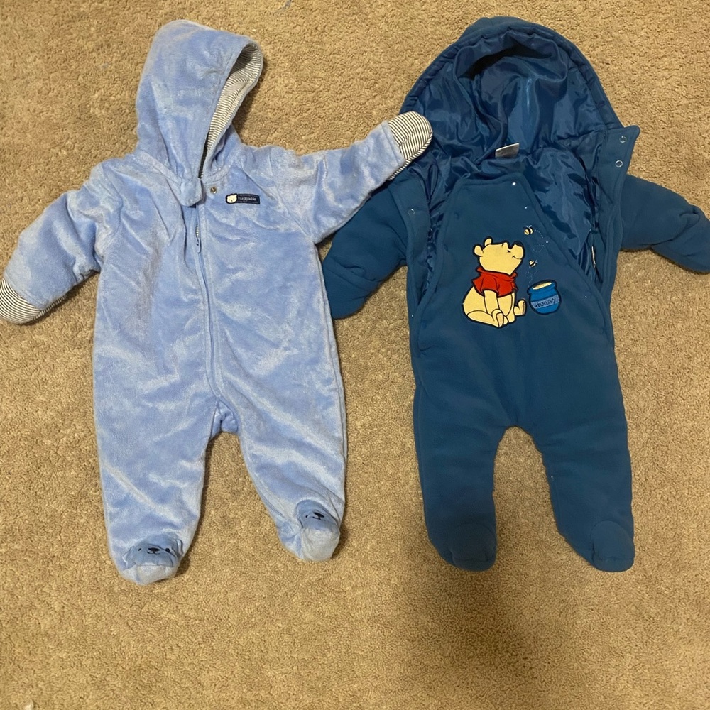 Boys 3-6 month Warm Winter Onesie